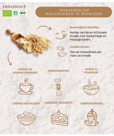 FRISAFRAN Bio Andes Raw Maca Powder 200g Maca Powder Gelatinized Peruvian Maca ground Peruvian maca organic maca root Of course Gluten Free Raw Ground maca root - Buy Online on GoSupps.com