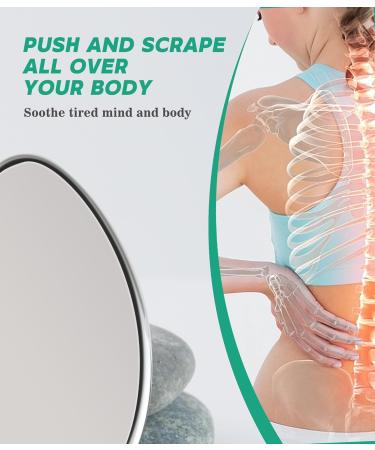 Stainless Steel Gua Sha Tool for Face & Body | Premium Gua Sha Massage Tool for Sculpting & Relaxation - Buy Online on GoSupps.com
