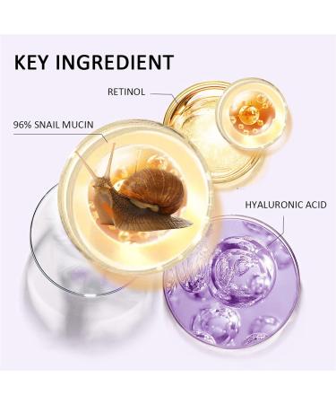 Hydrating Face Balm Stick with 96% Snail Mucin Retinol and Aloe Vera Multi Balm Stick Moisturizer for Day & Night Hydrating Lifting & Firming Anti Aging for All Skin Types 1.41 Fl Oz - Buy Online on GoSupps.com