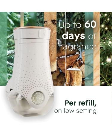 Glade PlugIns Air Freshener Starter Kit Scented and Essential Oils for Home and Bathroom Twinkling Pine & Cedar 1 Warmer and 1 Refill Pine Wonderland - Buy Online on GoSupps.com