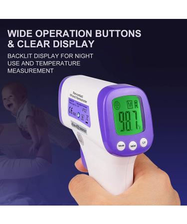 Accurate Non-Contact Infrared Thermometer for Adults | Forehead Fever Alarm & Memory Function - Buy Online on GoSupps.com