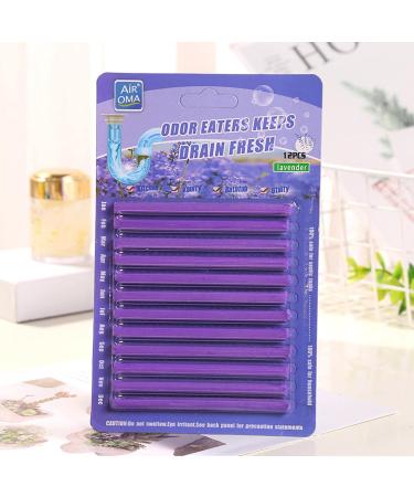 Drain Cleaner Sticks - Pipe Drain Cleaning Sticks Shower Drain Deodorizer | Effective Drain Pipe Cleaning Sticks to Unclog Drains Sink Shower Drain Deodorizer 5 Different Scents Shuying Lavender - Buy Online on GoSupps.com