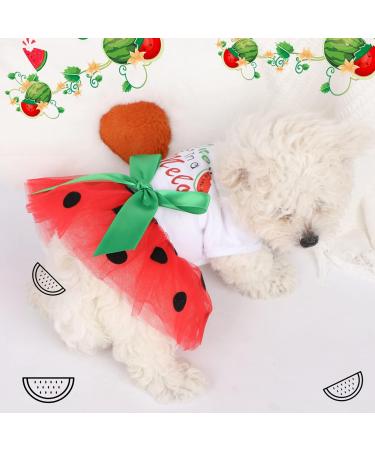 Summer Dog Dress for Little Girls - Mesh Puppies Clothing for Yorkies Chihuahuas & Cats | XX-Large Pink Princess Birthday Shirt - Buy Online on GoSupps.com