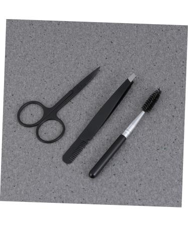 Beavorty Eyebrow Trimming Set - Eyebrow Comb & Scissors | 19x9cm | Black | International Shipping Available - Buy Online on GoSupps.com