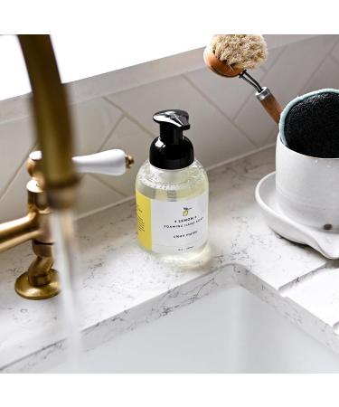 CLEAN MAMA Plant-Derived Foaming Hand Soap - Aromatic and Nourishing Hand Wash Natural Essential Oils Infused - USDA Certified Biobased - 12 Ounce Lemon Lemon 12 Fl Oz (Pack of 1) - Buy Online on GoSupps.com