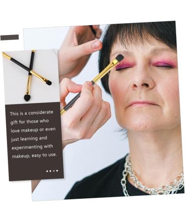 BIUDECO 15pcs Eye Shadow Brush Makeup Supplies Makeup Applicator Sticks Makeup Sponge Brush Soft Rubber - Buy Online on GoSupps.com