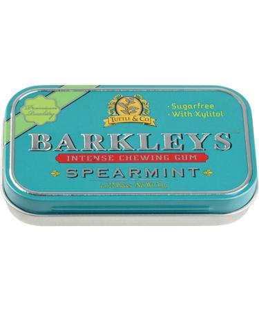 Barkleys Sugar Free Chewing Gum with Spearmint Gum 9 x 30 g - Buy Online on GoSupps.com