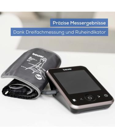 Beurer BM 64 Upper Arm Blood Pressure Monitor | AFIB Detection for Stroke Prevention | App Connectivity | Medical Device for Arms 22-42 cm - Buy Online on GoSupps.com