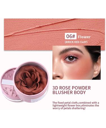 Fleur Blush - 3D Rose Petal Blush | Naturally scented pigmented highlighter | 3.5g of pigmented textures and highlights for everyday evening travel or performance makeup - Buy Online on GoSupps.com