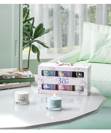 30th Birthday Gifts for Women: 6 Scented Votive Candles Set for Anxiety & Relaxation | Elegant Gifts - Buy Online on GoSupps.com