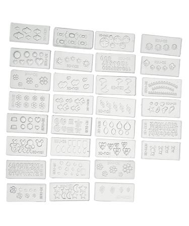 Be In Your Mind 3D Nail Art Mold Charming Nail Shapes 30 Different Patterns Mini Decoration Manicure Tools Set