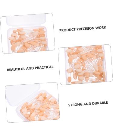 Hemoton 50pcs Double Ended Eyeshadow Brush Eyeshadow Two Heads Eyeshadow Sticks Plastic - Buy Online on GoSupps.com