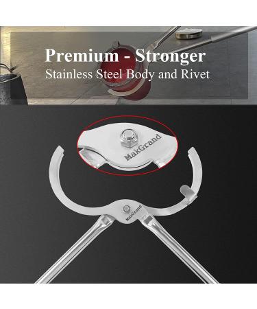 26.8 Stainless Steel Crucible Tongs for 6KG Graphite Crucibles - Heavy Duty Clamp Pliers for Jewelry Casting - Buy Online on GoSupps.com