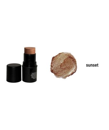 Mom's Secret Natural Organic Multi Cream Sticks Highlighter and Bronzer - Vegan, Gluten-Free, Cruelty-Free - Made in USA (Sunset) 0.18 oz - Buy Online on GoSupps.com