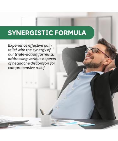 Timely Extra Strength Headache Relief - 200 Caplets Acetaminophen Aspirin & Caffeine for Migraine Body Pain & Muscle Aches - Compare to Excedrin - Made in USA - Buy Online on GoSupps.com