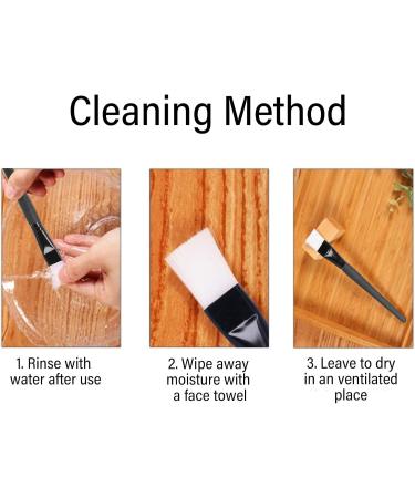 Mask Brush Face Mask Brush Mask Applicator Brush DIY Mask Brush Fiber Hair Facial Mud Mask Blend Travel Applicator Brush for Home - Buy Online on GoSupps.com