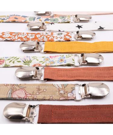 GLASSNOBLE Pacifier Chain - Cotton Linen Pacifier Clips & Teething Holder for Babies - Shop Internationally - Buy Online on GoSupps.com