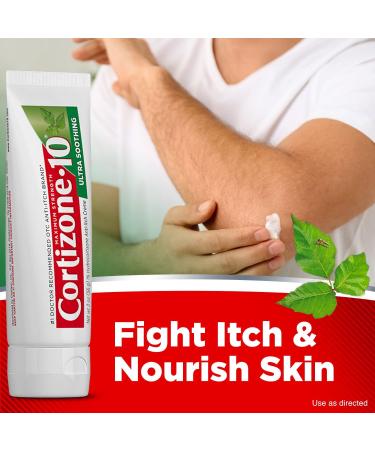 Cortizone 10 Maximum Strength Ultra Soothing Anti-Itch Cream 1% Hydrocortisone Creme - New Packaging - 2 oz. - Buy Online on GoSupps.com