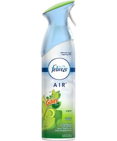 Febreze Gain Original Scent Air Freshener Spray 8.8 Oz (Pack of 6) | Odor Eliminator | Long-lasting Freshness - Buy Online on GoSupps.com