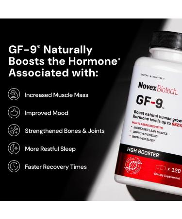 Novex Biotech GF-9 Boosting Supplement for Men - 84 Capsules - Buy Online on GoSupps.com