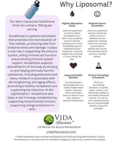 Aurora Nutrascience Nano-Liposomal Powdered 750 mg - 30 Packets - Buy Online on GoSupps.com