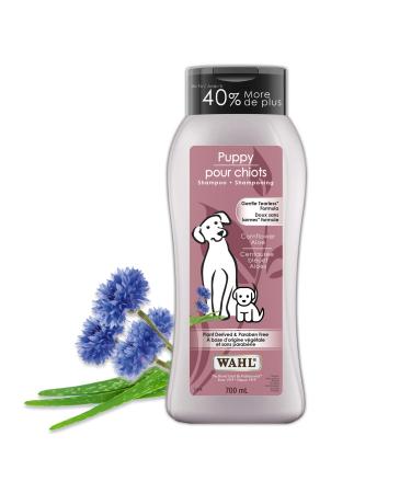 Wahl Canada Puppy Shampoo Plant Derived Shampoo in Cornflower Aloe to Gently Cleanse and Protect Your Puppy's Delicate Skin Paraben-Free 700ml model 58320