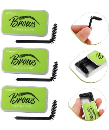 FOMIYES 3 Sets Natural Mascara Lamination Kit Eyebrow Styling Soap Eyebrow Styling Cream Modeling Supplies - Buy Online on GoSupps.com