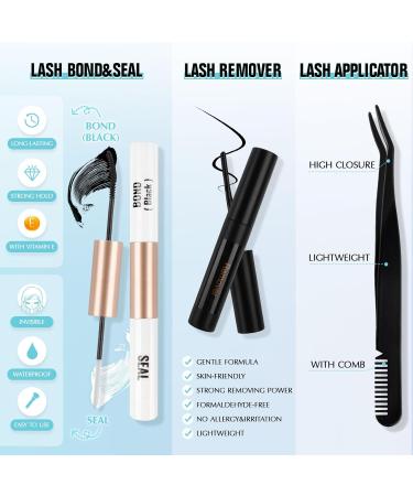 Oreola 228PCs Single Eyelashes Set - DIY Eyelash Extensions Kit with Applicator | 0.07d Thickness 8-15mm Clusters for Stunning Lashes at Home - Buy Online on GoSupps.com