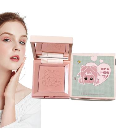 Face Blushes - 4-in-1 Cream Blush Palette for Cheeks Matte - Cute Girl Emoticon Lightweight and Blendable Face Blushes Creamy & Blendable Color Radiant Glow Natural Skin Tones Kagrote - Buy Online on GoSupps.com