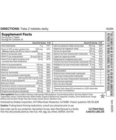 Vita Lea Gold with Vitamin K 120 Tablets - Essential Daily Supplement for Overall Health - Buy Online on GoSupps.com