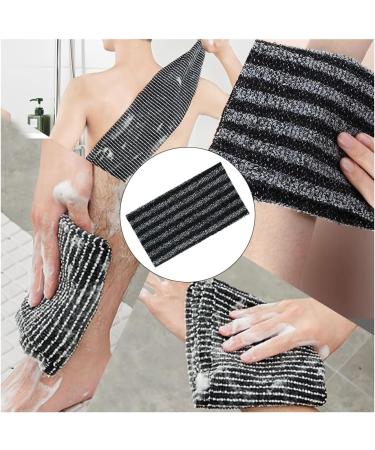 Extra Long Exfoliating Washcloth & Body Scrubber - Ideal for Dirt Removal on Skin - Buy Online on GoSupps.com