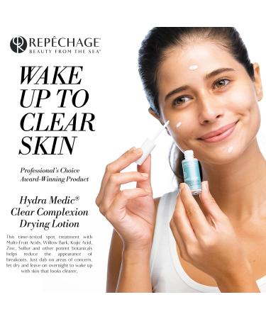 Repechage Acne Spot Treatment - Gentle Drying Lotion with Salicylic Acid | For Whiteheads & Pimples | Overnight Blemish Treatment for Adults & Teens | 0.25 FL - Buy Online on GoSupps.com