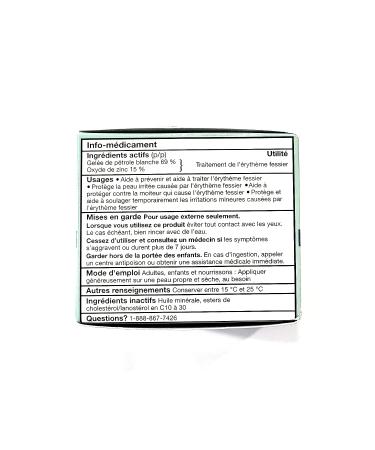 Zincofax Fragrance-Free Diaper Rash Cream 130g | Prevent & Treat Irritation - Buy Online on GoSupps.com