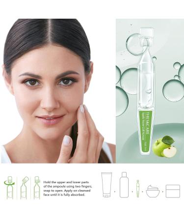 Buy Anti Aging Apple Stem Cell Serum Ampoule - Collagen Hyaluronic Acid & Niacinamide for Fine Lines & Wrinkles (30 Ampoules) | Rejuvenating & Hydrating Facial Serum - Buy Online on GoSupps.com