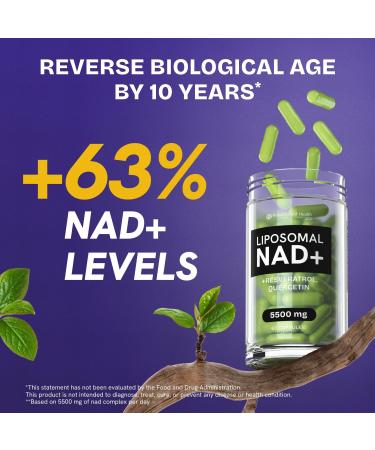 Resurrected Health NMN Supplement with NAD  Resveratrol  Berberine  Quercetin - 60 Capsules for Anti Aging  Brain  Gut & Joint Support - Buy Online on GoSupps.com