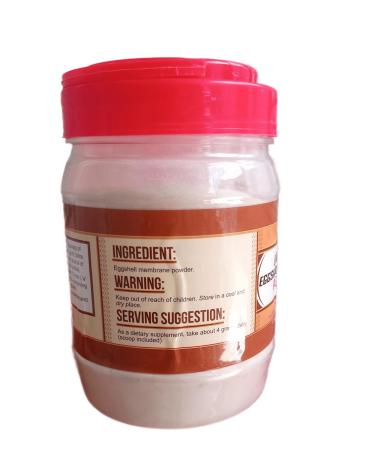 Delvix Garden Organic Eggshell Membrane Powder 5 Oz - Joint Supplement with Collagen, Glucosamine, Hyaluronic Acid - Buy Online on GoSupps.com