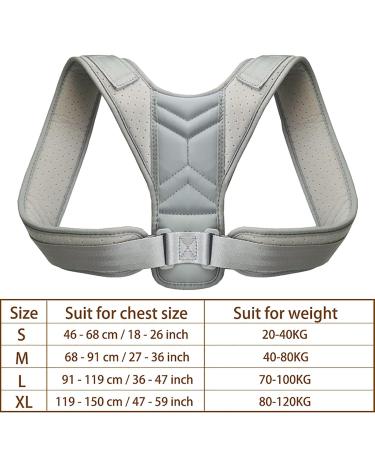 Adjustable Back Brace Posture Corrector & Lumbar Support for Men & Women - Improve Posture Black (Size S - Buy Online on GoSupps.com