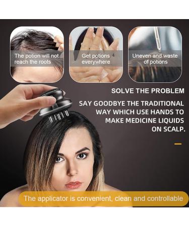Roseflower Scalp Massage Brush | Hair Growth Applicator Comb | Premium Scalp Massager to Promote Hair Growth & Scalp Health - Buy Online on GoSupps.com