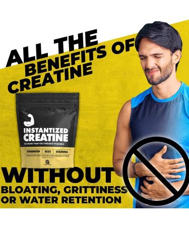 Instantized Creatine Monohydrate | 100% Soluble | Strength, Performance, Muscle Building | 30 Servings - Buy Online on GoSupps.com