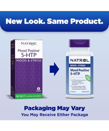 Natrol Mood Positive 5-HTP - 50 Tablets - Buy Online on GoSupps.com
