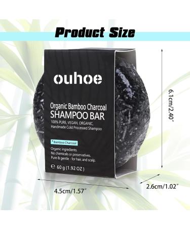 Anti Grey Bar Anti Grey Bar for Hair Anti Grey Bar Beard Bamboo Charcoal Black Soap for Grey Hair Darken Hair Solid Soap for Hair Scalp Cleanse - Buy Online on GoSupps.com