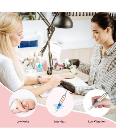 Professional Nail Drill - 25000 RPM Electric Machine with 11 Bits & Bands for Acrylic & Gel Nails - Buy Online on GoSupps.com
