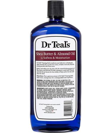 Dr Teal's Foaming Bath Combo Pack - Shea Butter & Almond Oil, Activated Charcoal with Hawaiian Black Lava Salt (68 fl oz) - Buy Online on GoSupps.com