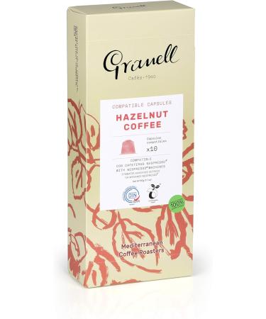 Granell Cafes-1940 Granell - Flavor Pack | 3x10 Hazelnut Espresso Capsules 3x10 Vanilla Espresso 2x10 Chocolate Espresso and 2x10 Cinnamon Espresso - 100 units 980 gr - Buy Online on GoSupps.com