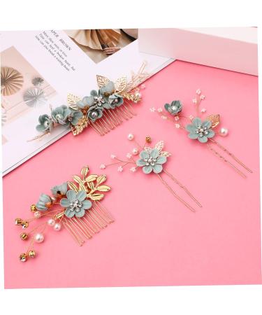Angoily 6 Sets Hairpin Rhinestone Hair Clips Hair Stick and Hair Comb Clips Boho Wedding Hair Accessories Wedding Headpiece Flower Hair Vintage Hair Clips Tiara Pearl Fork Zinc Alloy Bride - Buy Online on GoSupps.com