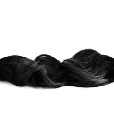 Clip In Extensions | Black Wavy Curly Hair Set 60cm | 7 Thickening Hairpieces for Volume - Buy Online on GoSupps.com