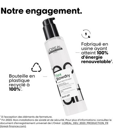 L'OREAL PROFESSIONNEL - Cr me 10-en-1 Flex Blowdry Tecni Art - Soin Multi-B n fices Thermoprotecteur & Anti-Frisottis - Facilite Le Brushing - Sans Rin age - Tous Types de Cheveux - 150 ml - Buy Online on GoSupps.com