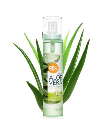 jNE California Grown Aloe Vera Soothing Gel Water | 4.23 Fl oz | 95% Pure | All-in-One for Face Body Hand Hair | Korean Skin Care - Buy Online on GoSupps.com