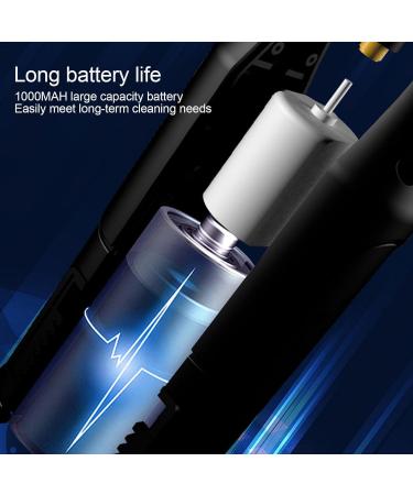 5 in 1 Electric Nail File USB Recharging Electric Nail Drill Adjustable Speed Cordless Manicure Machine Professional Portable Electric Manicure Pedicure Kit Beauty Care for Hands and Feet Black - Buy Online on GoSupps.com