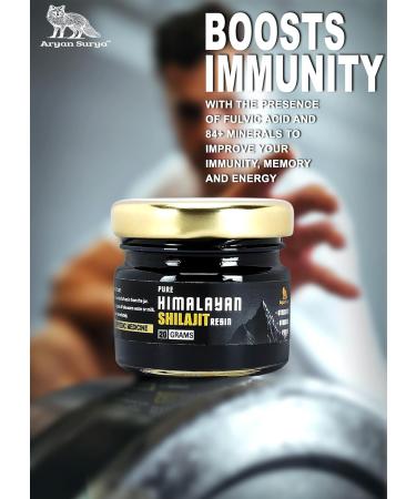 60 Gram Natural Shilajit Resin Grade A Shilajit Resin with 85+ Plant-Derived Trace Minerals and Fulvic Acid Energy & Immune Suport for Men and Women 3rd Party Lab Tested (60gram) - Buy Online on GoSupps.com